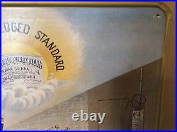 Vintage Masury's Pure Colors Paint advertising 23.5 X 17.5 Metal Wall Sign