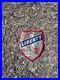 Vintage Metal Hand-painted Advertising Sign Liberty Shield Sign