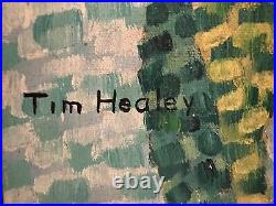 Vintage Mid-Century Modern 1957 Abstract Still life Painting Tim Healey Signed