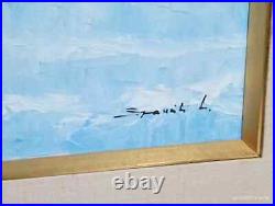 Vintage Nautical Painting Signed By the Artist 34x40