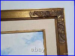 Vintage Nautical Painting Signed By the Artist 34x40