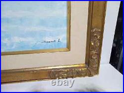 Vintage Nautical Painting Signed By the Artist 34x40