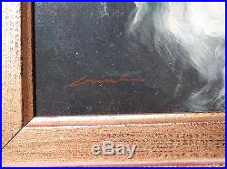 Vintage Nude Oil Painting on Wood Beauty Small 8x10- Framed, Signed Gorgeous
