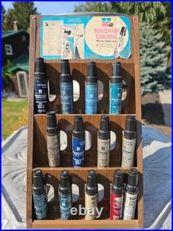 Vintage OEM Mopar Metal Touch Up Paint Display Rack Paint Maybe Dry