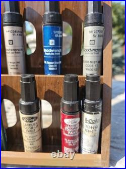 Vintage OEM Mopar Metal Touch Up Paint Display Rack Paint Maybe Dry