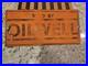 Vintage OIL WELL Advertising Sign Painted Metal (Tin) Approx. 10 x 5