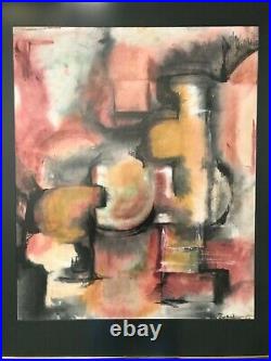 Vintage Oil Painting-Abstract/Cubism-Modernist/Mid Century Modern