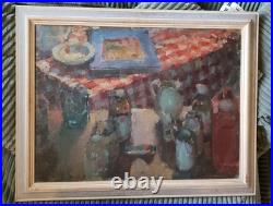 Vintage Oil Painting Bottle & Jugs Signed By J Willams