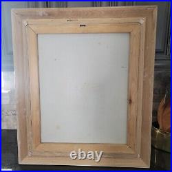 Vintage Oil Painting Cityscape Signed Bernard