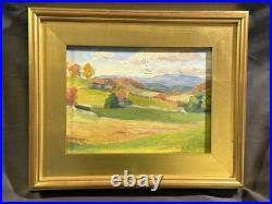 Vintage Oil Painting Impressionist Landscape Signed & Framed