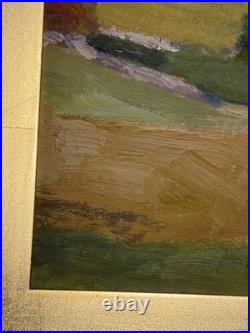 Vintage Oil Painting Impressionist Landscape Signed & Framed
