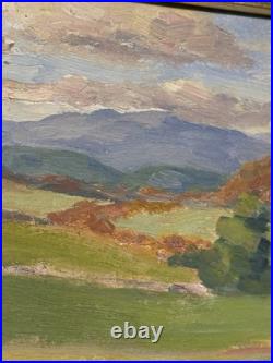 Vintage Oil Painting Impressionist Landscape Signed & Framed