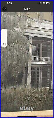 Vintage Oil, Painting Of Bocage Plantation Signed By J B Painter Noted Artist