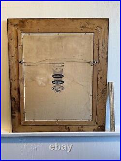 Vintage Oil Painting Of California Sailboat Off Shore. Signed V Neely 1967