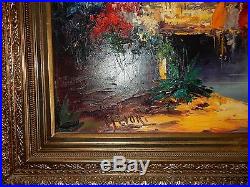Vintage Oil Painting Signed Bevort BEAUTIFUL