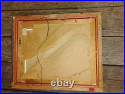 Vintage Oil Painting Young Girl Signed Original