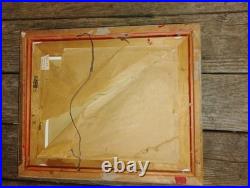 Vintage Oil Painting Young Girl Signed Original