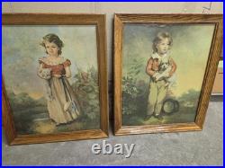 Vintage Oil Paintings By Jane Freeman. Signed