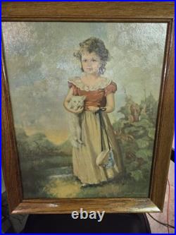 Vintage Oil Paintings By Jane Freeman. Signed