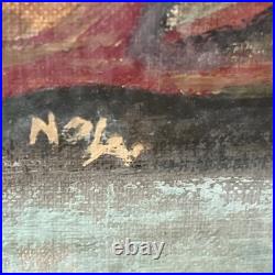 Vintage Oil Paintings Of Raggedy Ann and Andy Both 15x11 Signed NOLA