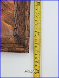 Vintage One Of Kind Hand Painted Oil On Canvas Painting Signed Elizabeth Hancock
