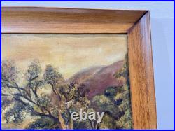 Vintage Or Antique Painting On Canvas And Framed Signed