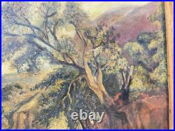 Vintage Or Antique Painting On Canvas And Framed Signed