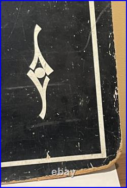 Vintage Original 1930-1940s Weight Watchers Meet Here Painted Wood Sign