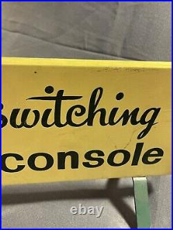 Vintage Original 1960's Period Television Painted Wooden Advertising Sign