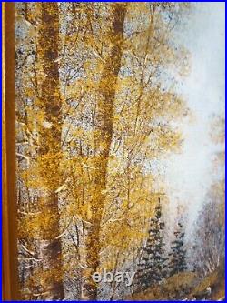 Vintage Original Artist Oil Canvas Painting Signed & Framed Irene Isler