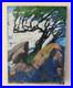 Vintage Original California Oil Painting Coastal Landscape c. 1969 Artist Signed