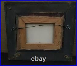 Vintage Original Cat Painting Signed By H. King