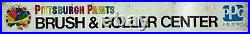 Vintage Original Circa 1960's Pittsburgh Paints Painted Metal Flange Sign 48