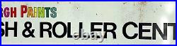Vintage Original Circa 1960's Pittsburgh Paints Painted Metal Flange Sign 48