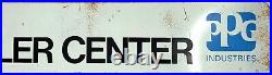 Vintage Original Circa 1960's Pittsburgh Paints Painted Metal Flange Sign 48