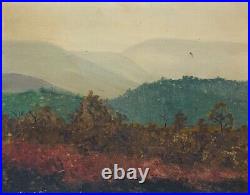 Vintage Original Impressionist Oil on Canvas Painting Signed R. Harrison 1953