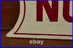 Vintage Original NO VACANCY Hand Painted Wood Hotel Lodge Double Sided Sign 32