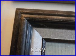 Vintage Original Nautical Harbor Oil Painting On Canvas Signed Armer Realism