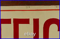 Vintage Original OFFICE Double Sided Hand Painted Hanging Advertising Sign 36