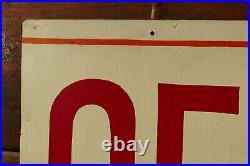 Vintage Original OFFICE Double Sided Hand Painted Hanging Advertising Sign 36