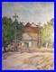 Vintage Original Oil Painting Impressionist Landscape Signed Kozlov 1988