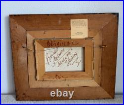 Vintage Original Oil Painting Landscape Signed Bernard Bosman Framed Art Spain