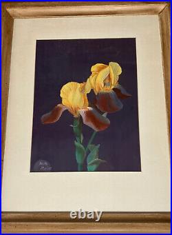 Vintage Original Oil Painting Still Life Fine Flowers -Signed -Framed