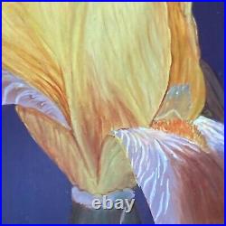 Vintage Original Oil Painting Still Life Fine Flowers -Signed -Framed