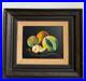 Vintage Original Oil Painting Still Life Signed Framed Realism Art Fruit
