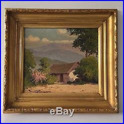 Vintage Original Oil Painting by Chilean Artist (Signed) Landscape