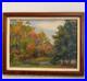 Vintage Original Oil Painting on Canvas Landscape Signed Framed