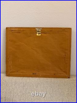Vintage Original Oil Painting on Canvas Landscape Signed Framed