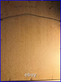 Vintage Original Oil Painting signed and framed Impressionism OOAK