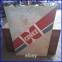 Vintage Original Painted Cenex Sign Painted Measures 30 X 24 Collectible